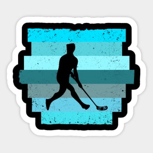 floorball player Sticker